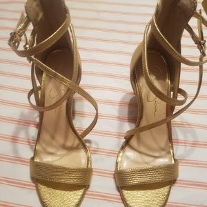 New! “Jessica Simpson “sandals Gold